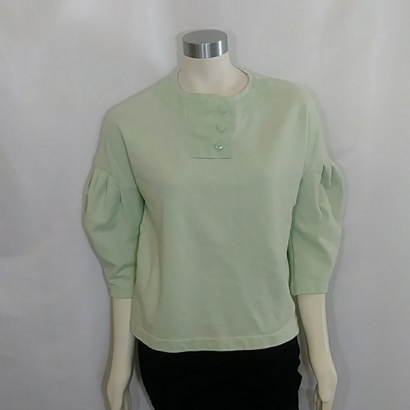 Zara Tops - Zara Sweatshirt in Pastel Green